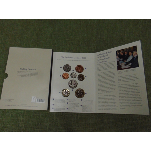 110 - Royal Mint UK brilliant uncirculated coin set 2022.