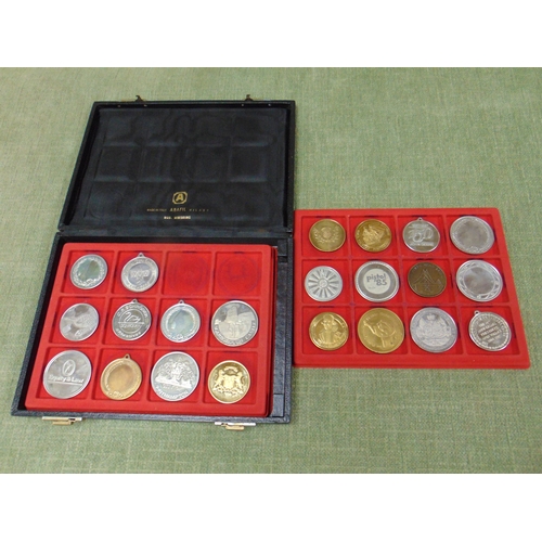 112 - Interesting collection of tokens and medals.