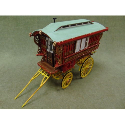 12 - Scratch built model Gypsy Caravan. 10