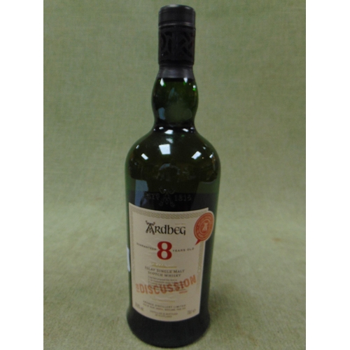 13 - 70cl bottle Ardbeg 8 year old 'For discussion' single malt whisky, 50.8%.