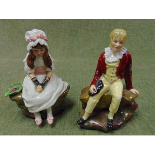 175 - Two Robinson china figures.