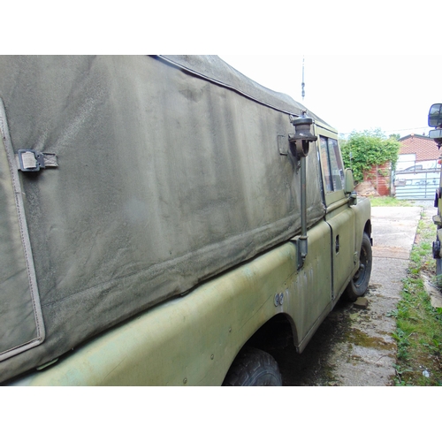 201 - 3 series LWB Land Rover, petrol, fitted for radio. KNN348V