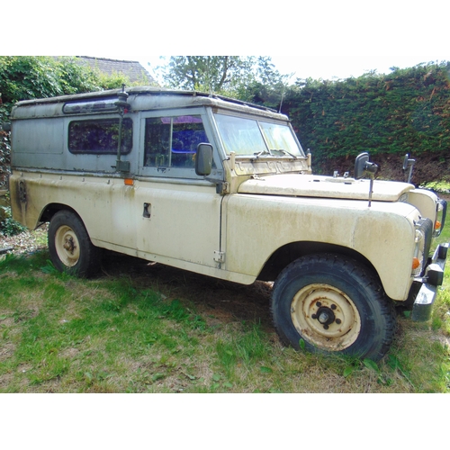 202 - 3 Series 109 LWB Land Rover, Heavy Oil, with Safari roof. NTU 768P.