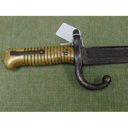 258 - 1873 French St Etienne chassepot bayonet.