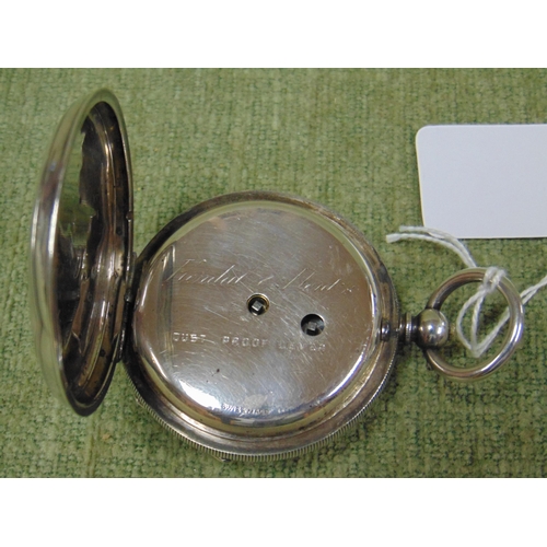 108 - Kendal & Dent silver cased pocket watch.