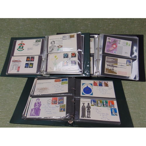 34 - Large collection of first day covers, in three albums.