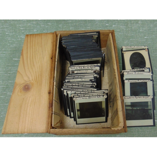 3 - Box of magic lantern slides.