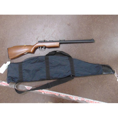 12 - Benjamen .22 air rifle in slip. Please note: Purchasers must be over 18 and photographic ID must be ... 