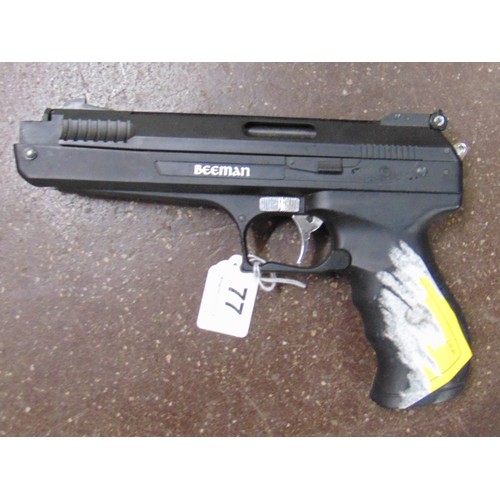 77 - Beeman Air power BB gun. Please note: Purchasers must be over 18 and produce photographic ID in pers... 