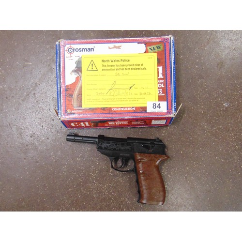 84 - Boxed Crossman  Co2 BB gun. Please note: Purchasers must be over 18 and photographic ID must be prod... 