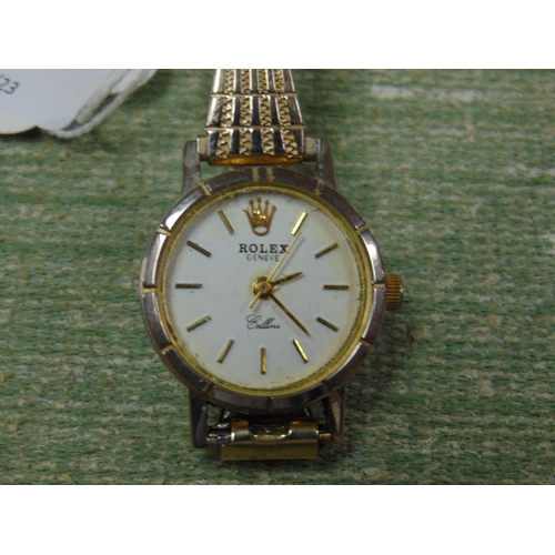 133 - Vintage Rolex ladies Cellini wristwatch.