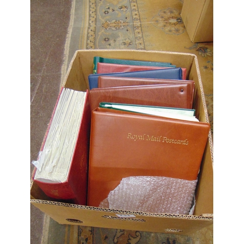 231 - Various empty stamp albums.