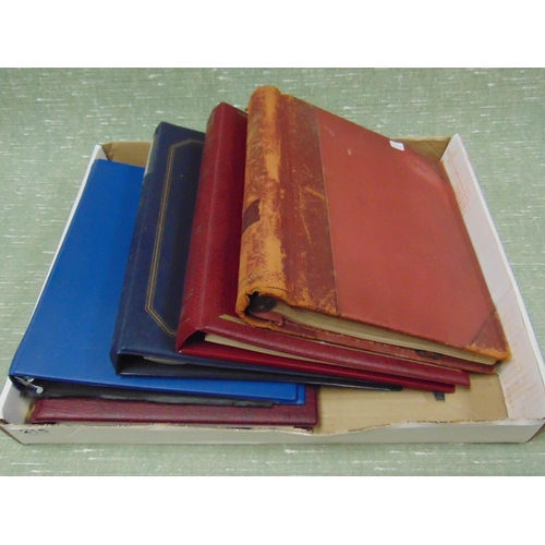 263 - Various empty stamp albums.