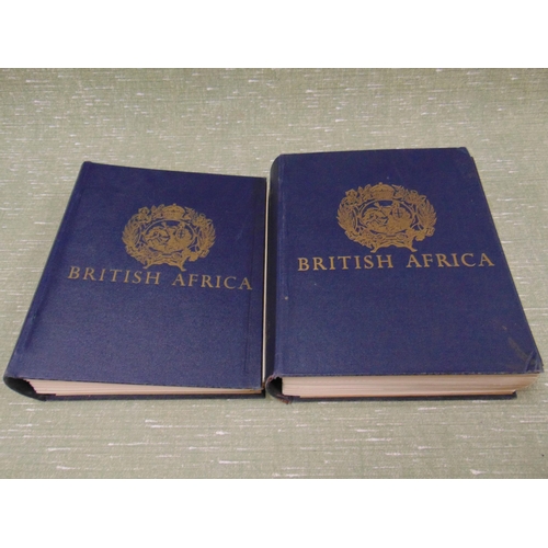 271 - British Africa used QV -QE II collection in 2 part filled Minkus illustrated loose leaf albums, main... 