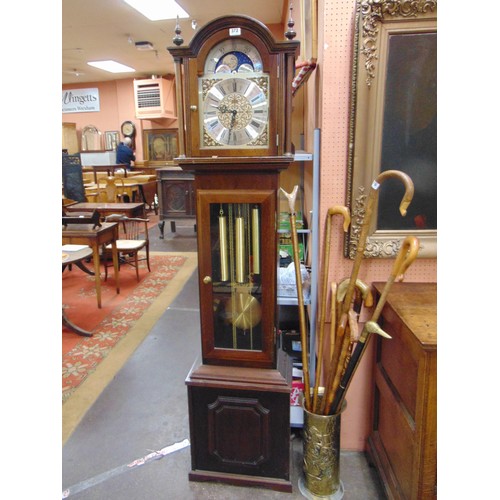 372 - Reproduction longcase clock.