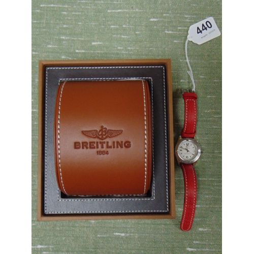 342 - Boxed and cased Breitling Colt Chronometer 200m /660ft wristwatch.