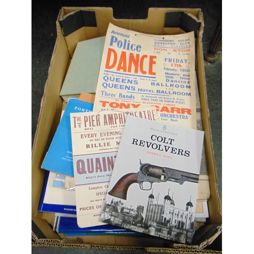 121 - Box of interesting ephemera.