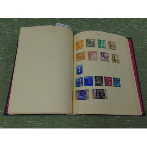 226 - British Commonwealth early QE II mint and used stamps, in blue Zenith album.