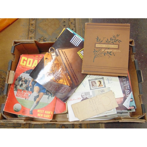 228 - Box of ephemera.