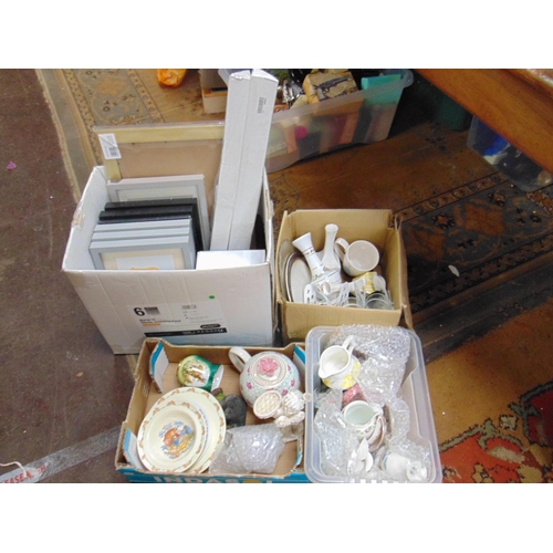 274 - Mixed china, photograph frames, etc.