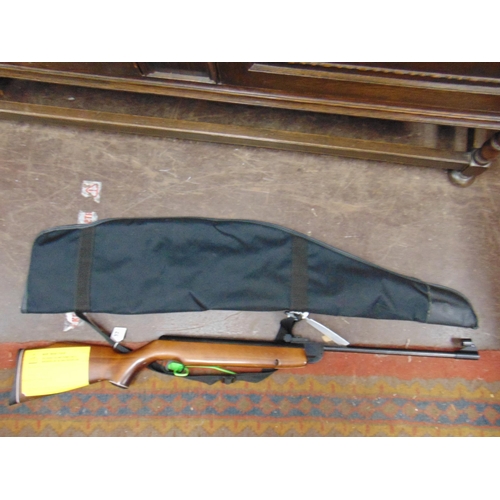 32 - Webley Vulcan air rifle in slip. Please note: Purchasers must be over 18 and must produce photograph... 