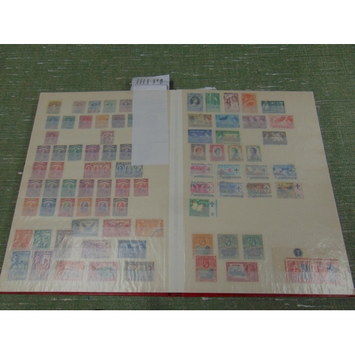 333 - British Commonwealth QV - QE II  mint and used collection, in red Magnum stock book.