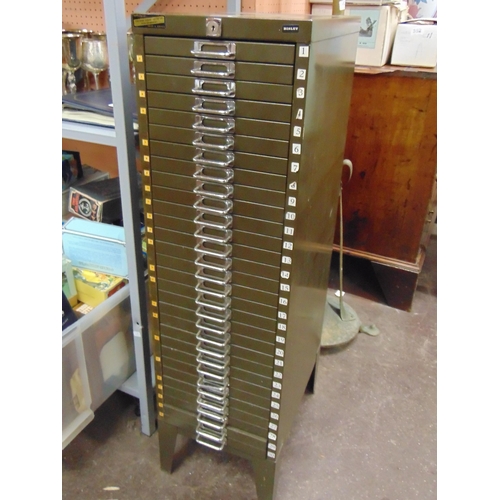 475 - 30 drawer filing cabinet.