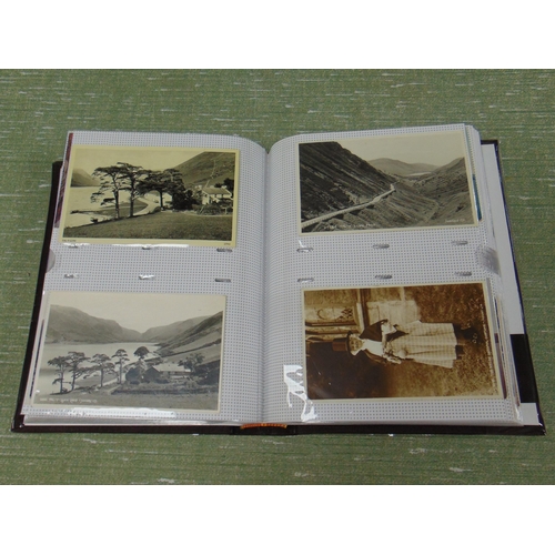 96 - Postcard album, mainly North Wales scenes.