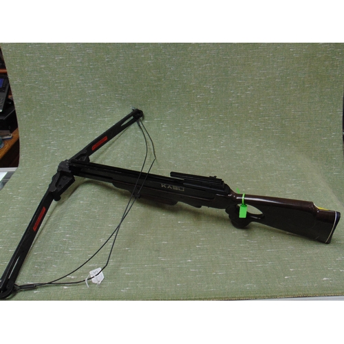 115 - Kasu crossbow, as found. Please note: Purchasers must be over 18. CANNOT BE SHIPPED.