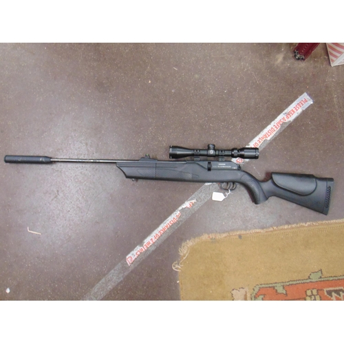 37 - Vmarex 850 air magnum rifle with scope. Please note: Purchasers must be over 18 and photographic ID ... 