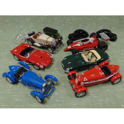 413 - Box of collectable model vehicles.