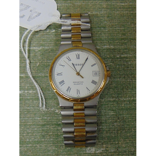 424 - Tissot Seastar quartz wrist watch.