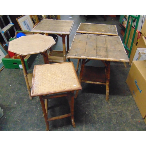 426 - Quantity of bamboo tables.