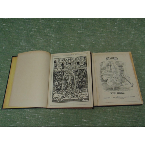 79 - Two volumes of Punch 1903, Volume 1 and 2.