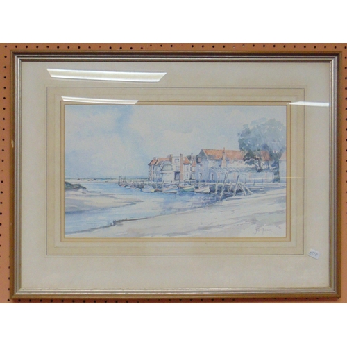 421 - E.Grieg Hall, framed and glazed watercolour, Patterdale scene, signed lower left. 10.5 x 14