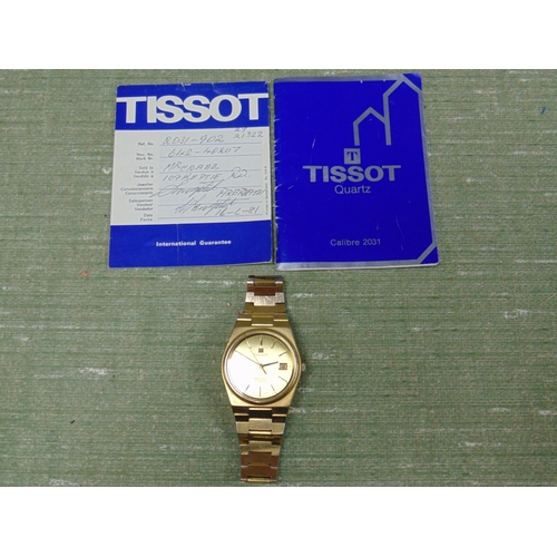 108 - Tissot gents quartz wristwatch.