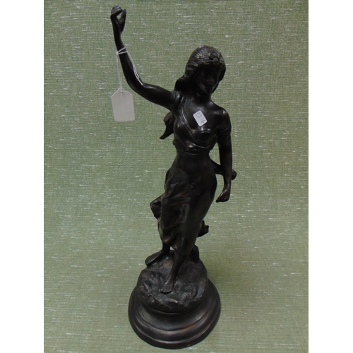 137 - Bronze effect metal figure, 20