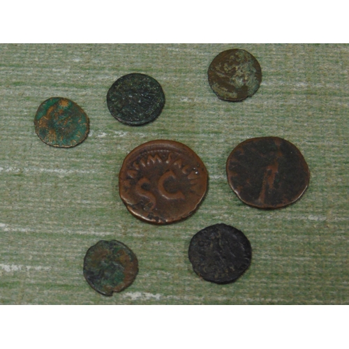 181 - Six Roman coins, from the 2nd / 5th centuries AD.