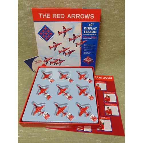 238 - Boxed Corgi Show Case Red Arrows collector's edition display set. C5F511009.