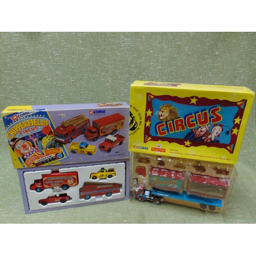 282 - Two boxed Corgi circus collectable model vehicles  N0. 31703 & CP10502.