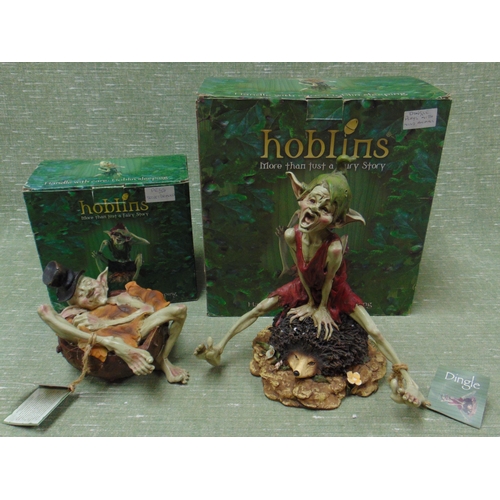 296 - Two boxed Hoblin models.