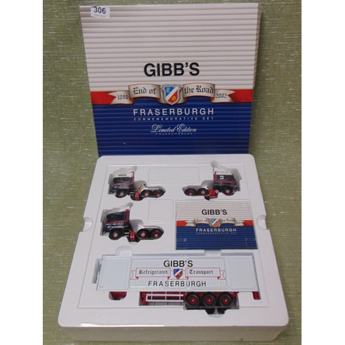 306 - Boxed Corgi Gibb's Fraserburgh limited edition set, cc99125.