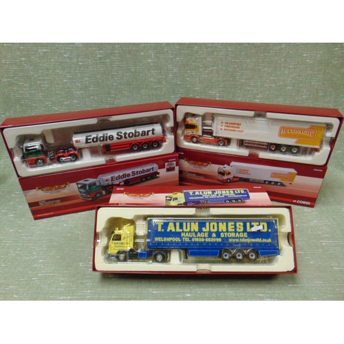 315 - Three boxed Corgi Hauliers of renown models  cc15207 , cc 13726.