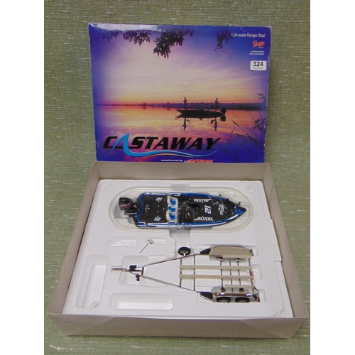 324 - Boxed 1.24 Range castaway boat model.