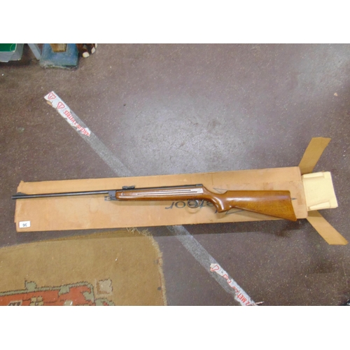 36 - Boxed BSA Meteor .177 air rifle. Please note: Purchasers must be over 18 and photographic ID must be... 