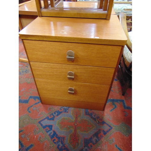 365 - Two retro Stag chests of drawers and a G plan  nest of three tables.