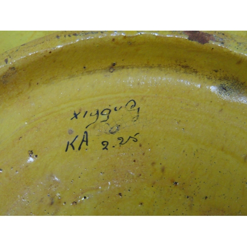 49 - Xiygug glazed terracotta dish, 12