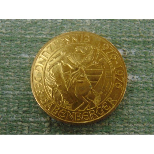 118A - Austria 1976  1000 shilling gold coin.