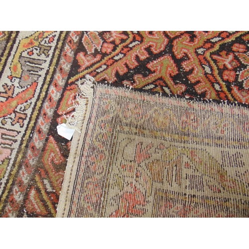 389 - Persian runner, having geometric pattern, 147 x 38