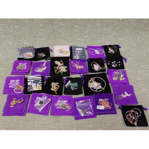 404 - Quantity of 925 marked and other costume jewellery.